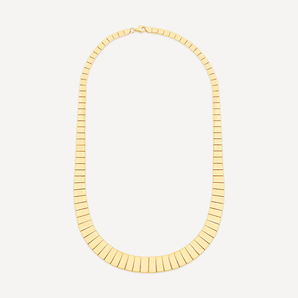 9ct Yellow Gold Shiny Cleopatra Necklet image number 2