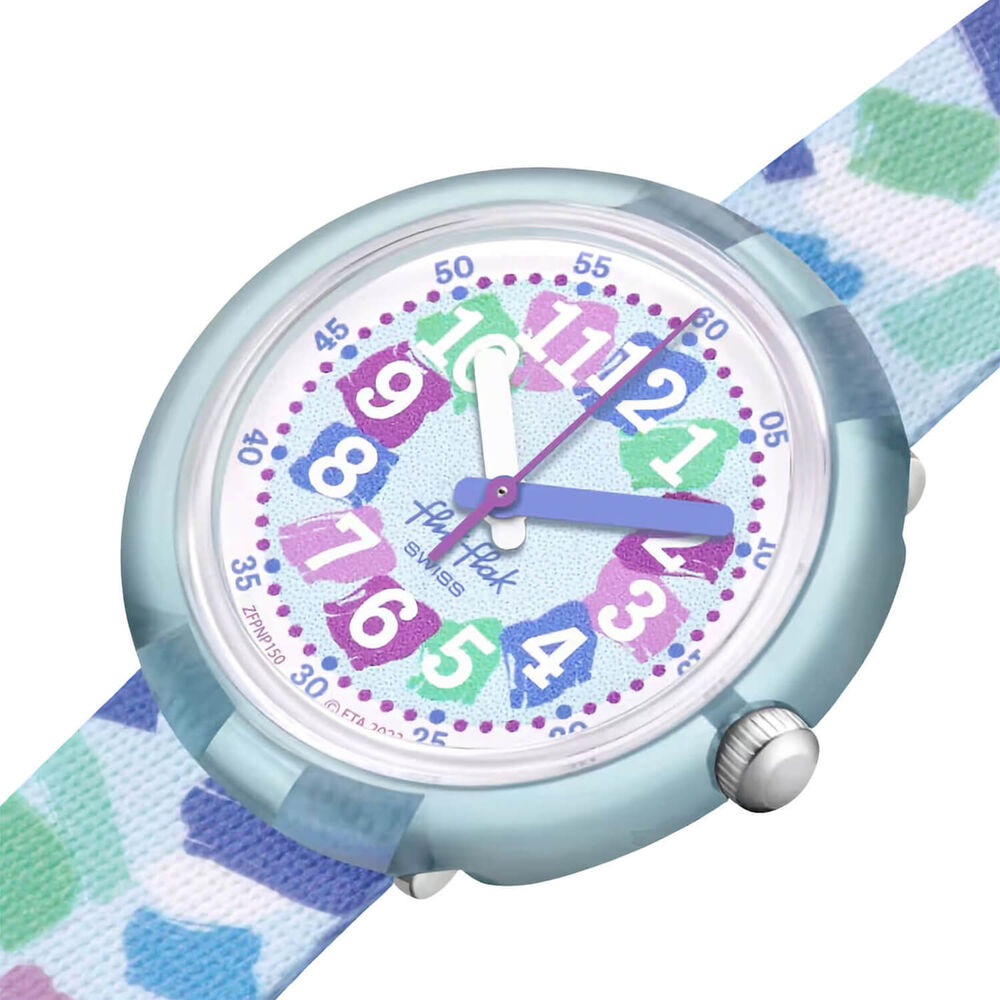 FLIK FLAK Confetti Chaos 31.85mm Quartz Kids Watch image number 2