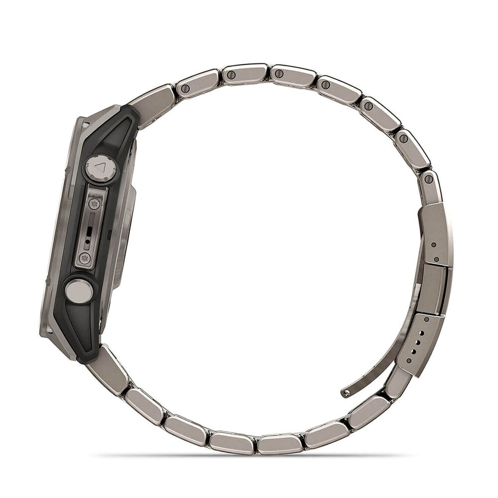 Garmin fenix® 8 AMOLED Sapphire 47mm Titanium Case Vented Titanium Bracelet Watch image number 12