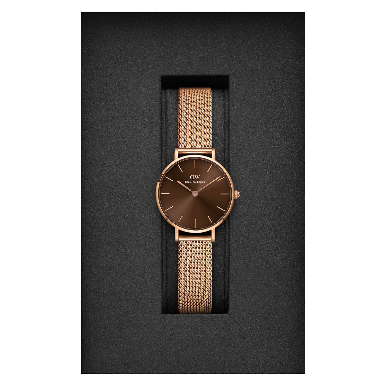 Daniel Wellington Petite Amber 28MM Brown Dial Watch