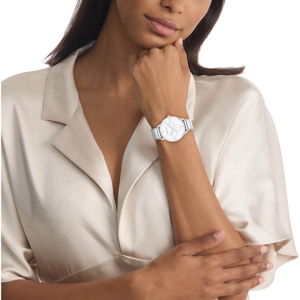 Calvin Klein Multi Steel Watch Dial 38mm Bracelet Silver