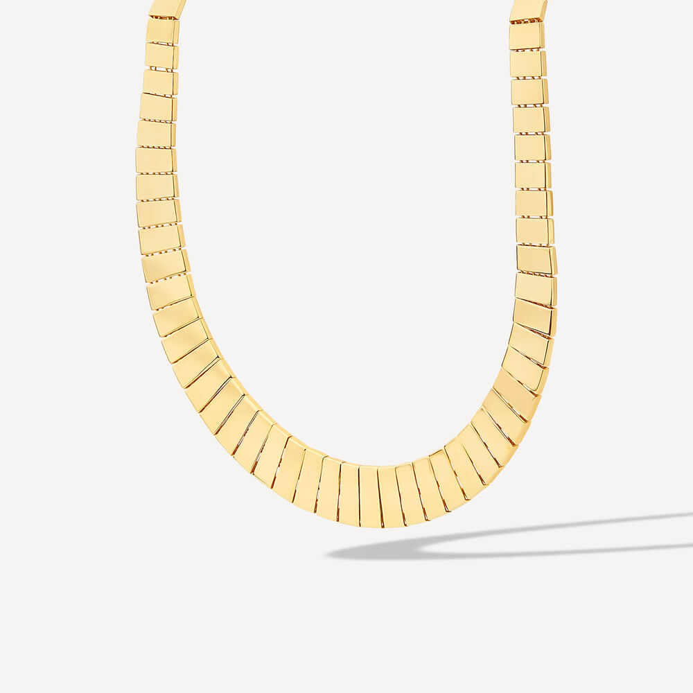 9ct Yellow Gold Shiny Cleopatra Necklet