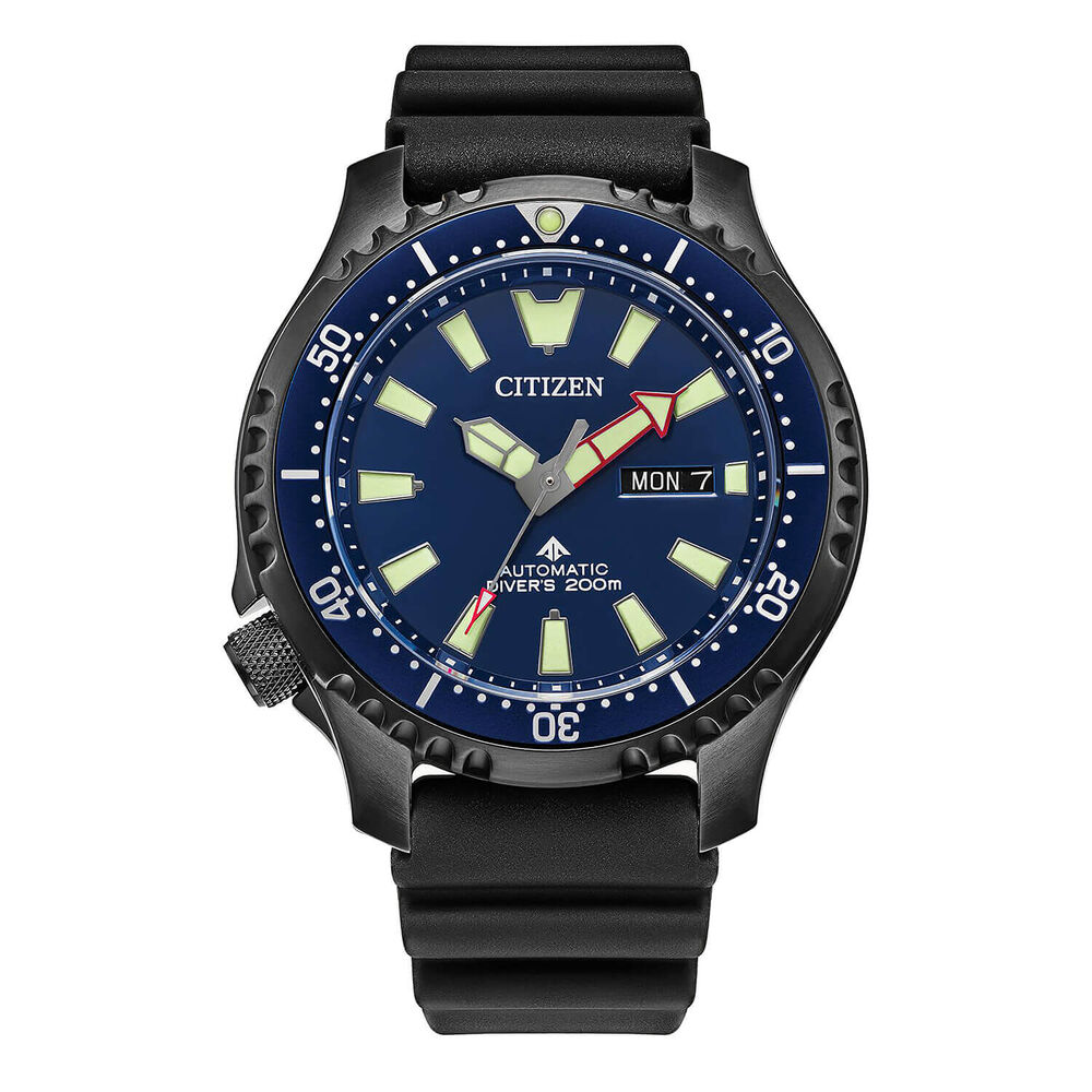 Citizen Automatic Fugu Diver 44m Blue Dial Strap Watch