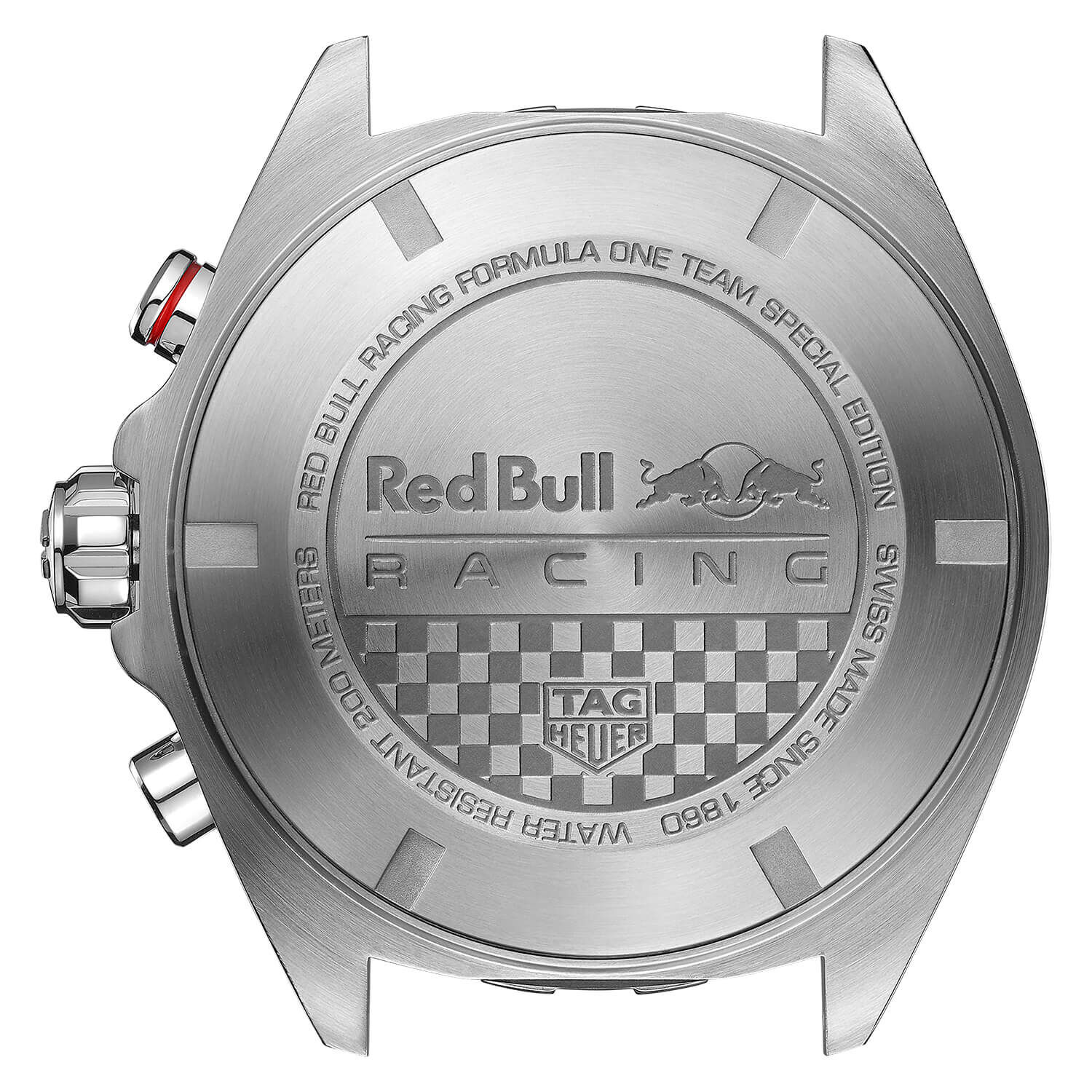 caz101alft8052 tag heuer formula 1 red bull quartz 43mm chronograph blue dial blue rubber strap watch 08 05 2 5743 img6