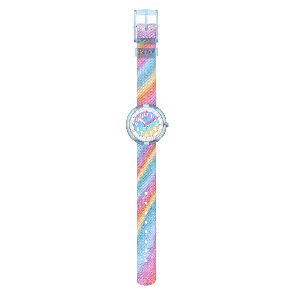 FLIK FLAK Liquid Rainbow 31.85mm Quartz Kids Watch image number 1