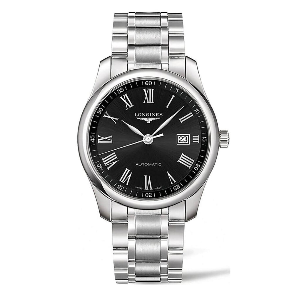 Longines Master Collection 40mm Automatic Black Dial Watch