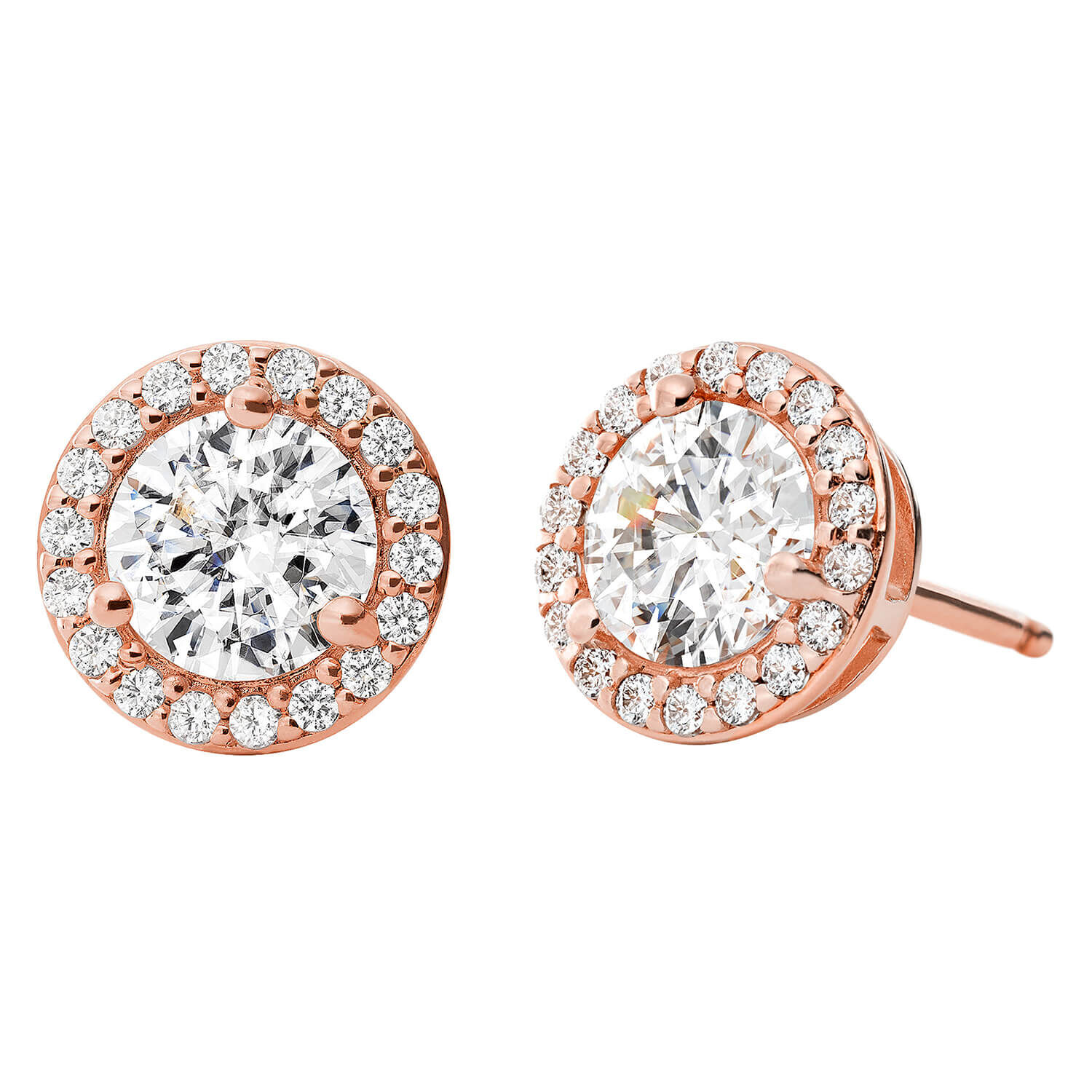Michael Kors Michael kors rose plated core heart earrings  Jewellery from  Bradburys The Jewellers UK