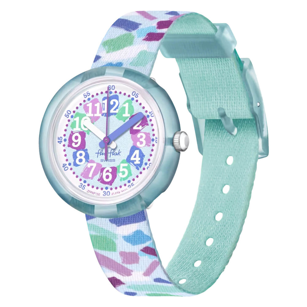 FLIK FLAK Confetti Chaos 31.85mm Quartz Kids Watch image number 0