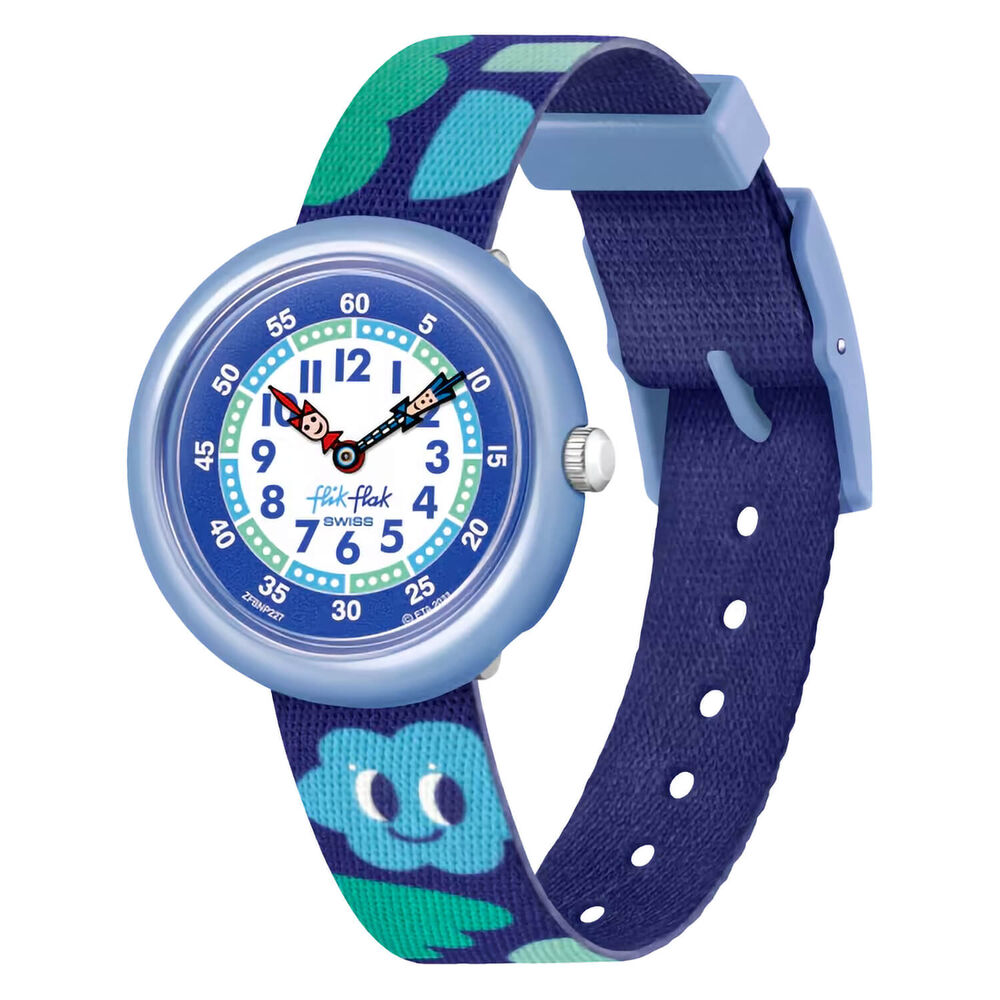 FLIK FLAK Smiling Clouds 31.85mm Quartz Kids Watch image number 0