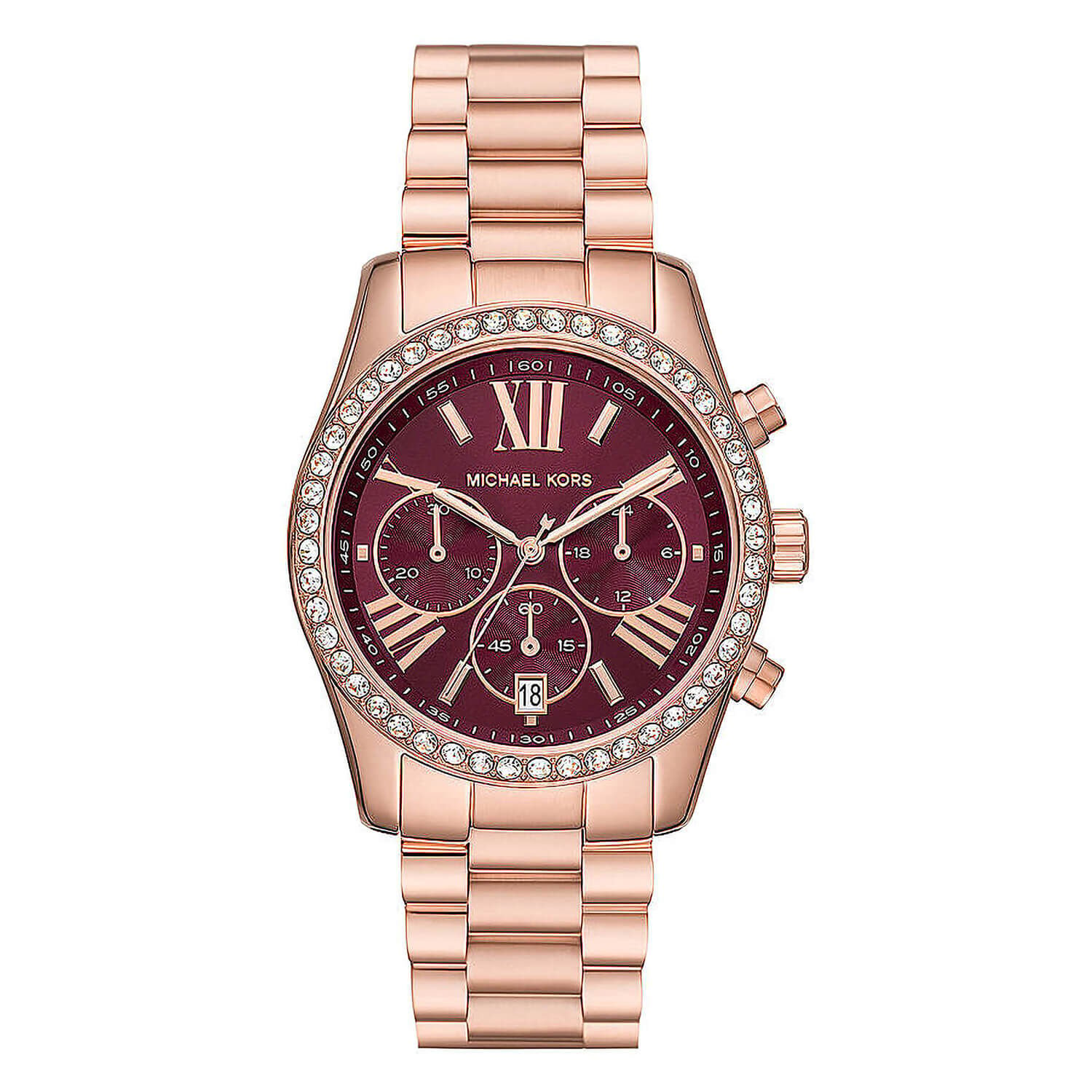 Rose Gold Silver Purple Darci Two Tone Watch by Michael Kors for rent  online  FLYROBE