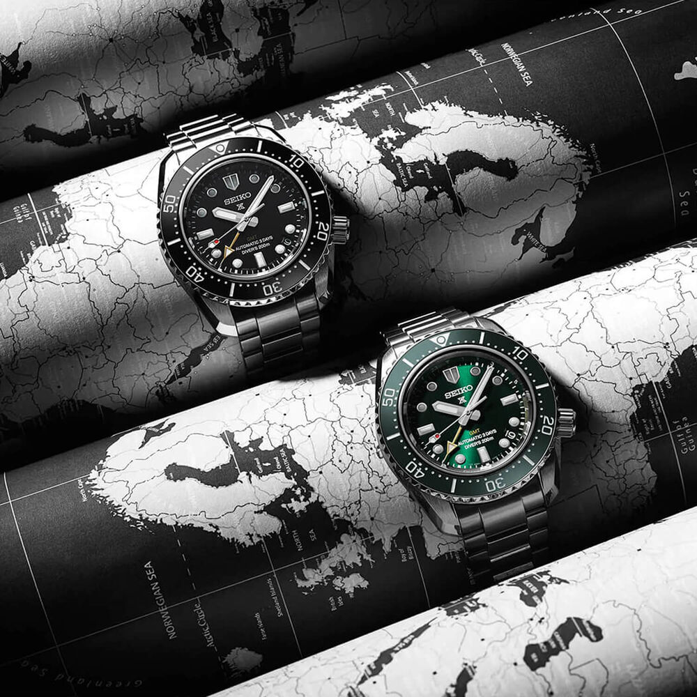 Seiko Prospex 1969 Diver’s Modern Re-Interpretation GMT 42mm Black Dial Watch image number 4