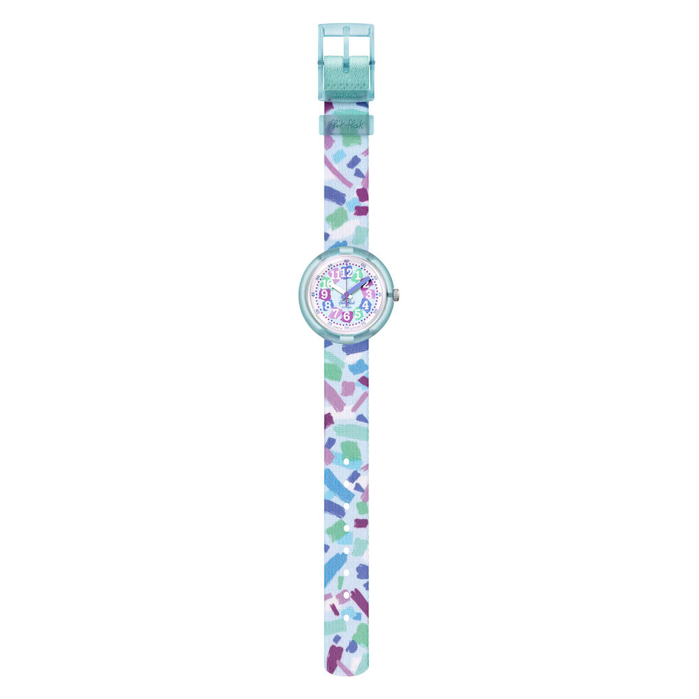 FLIK FLAK Confetti Chaos 31.85mm Quartz Kids Watch image number 1