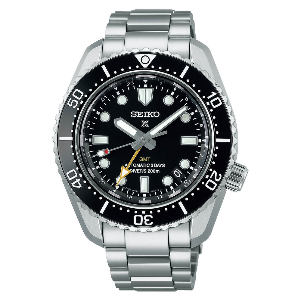 Seiko Prospex 1969 Diver’s Modern Re-Interpretation GMT 42mm Black Dial Watch